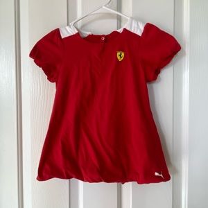 Girls Ferrari Tulip Shirt Size 4T